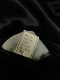 25/0704 near immaculate genuine crombie grey full-length fly-front wool overcoat coat 41-42