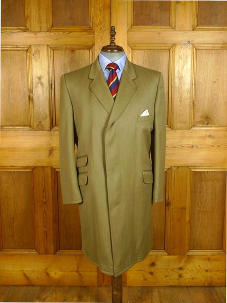 25/0683 immaculate john g hardy stone venetian wool covert coat overcoat 46