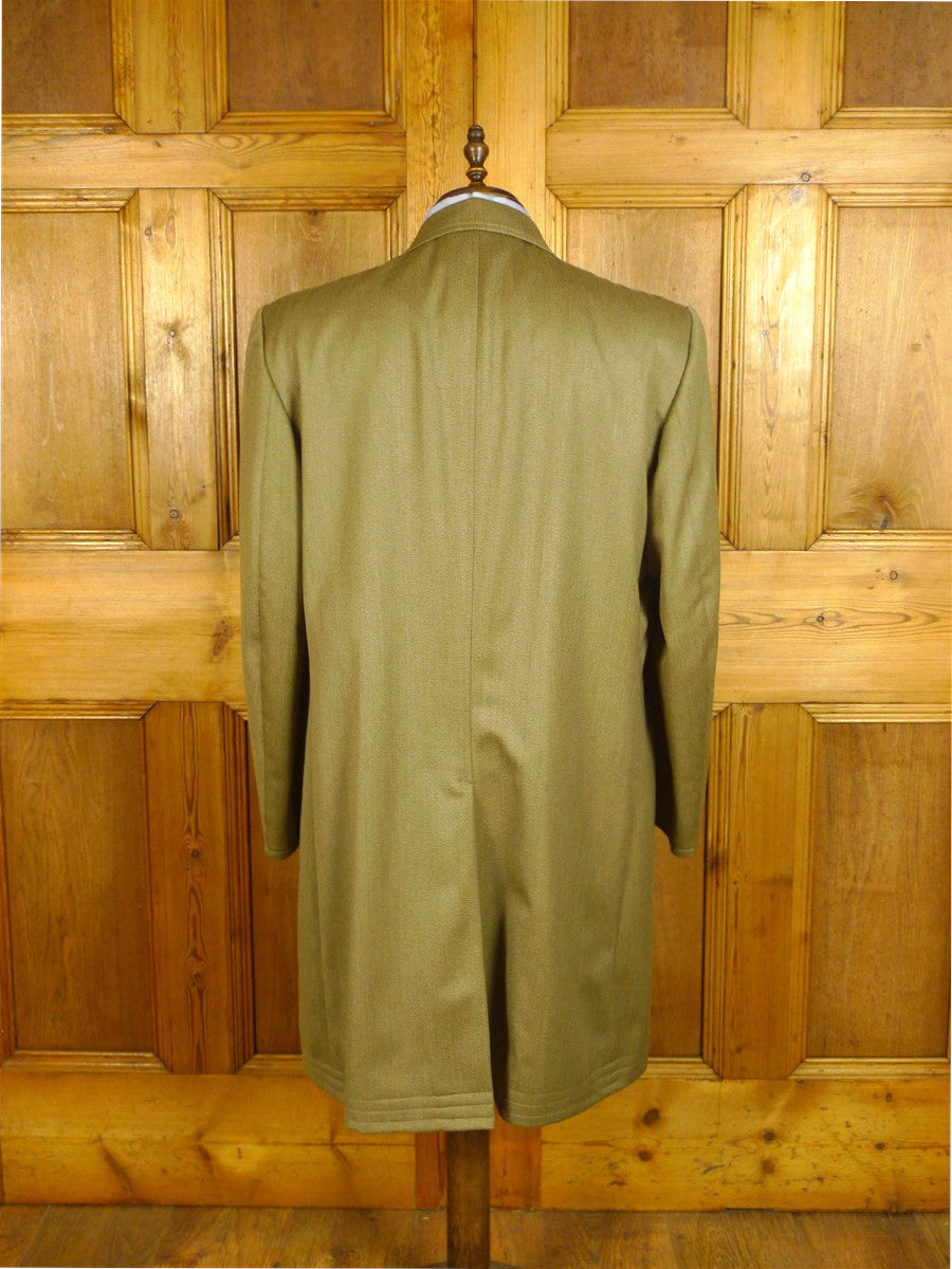 25/0683 immaculate john g hardy stone venetian wool covert coat overcoat 46