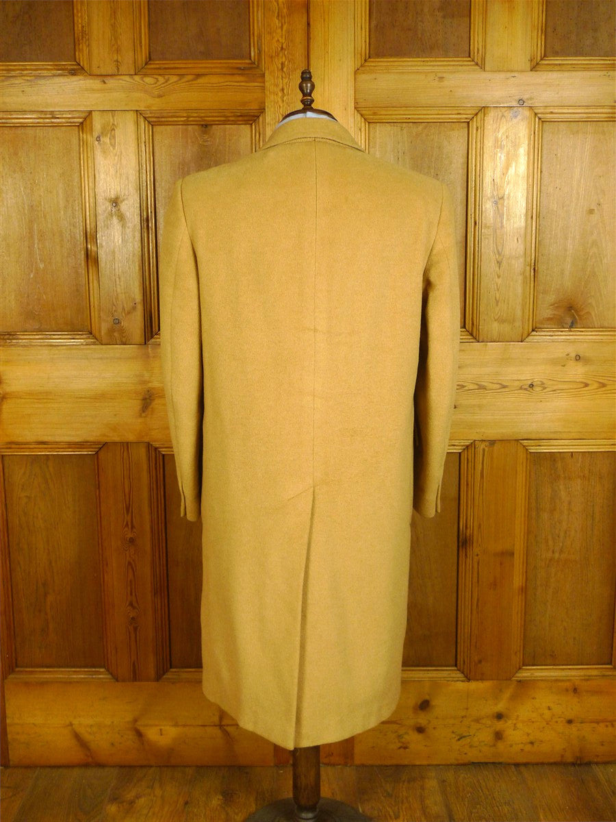 25/0685 vintage 100% camelhair polo coat overcoat 42