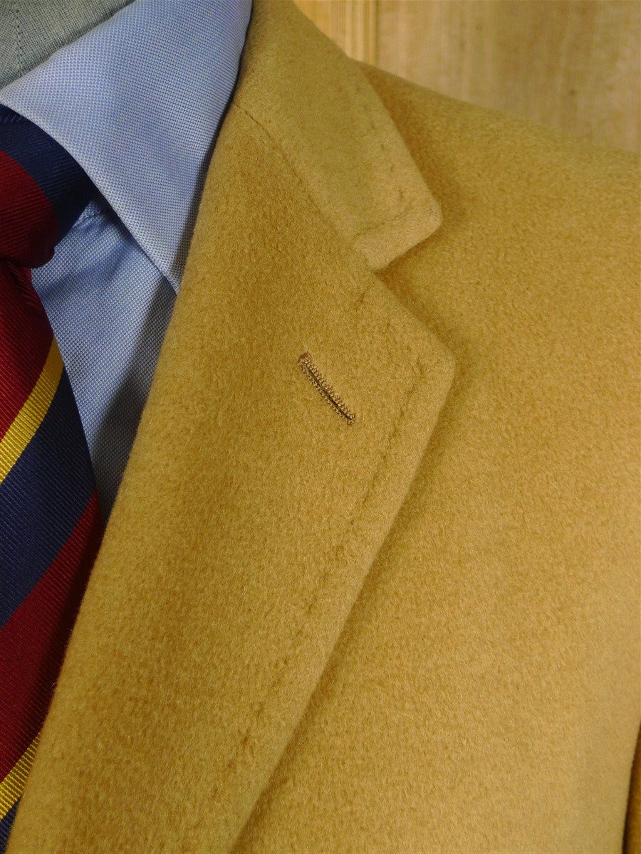 25/0685 vintage 100% camelhair polo coat overcoat 42