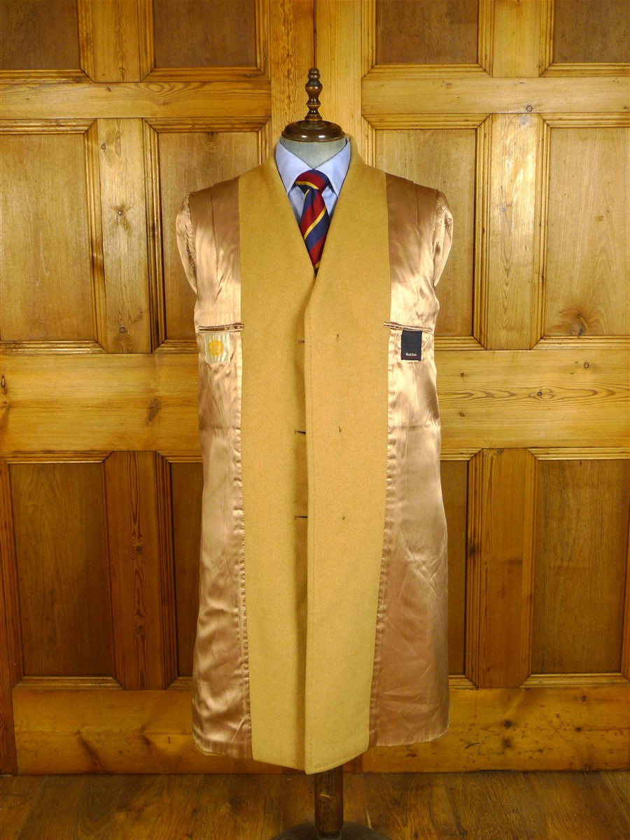 25/0685 vintage 100% camelhair polo coat overcoat 42