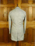 25/0686 new w/tags hackett light grey boucle glen check unlined coat overcoat 38 regular