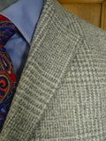 25/0686 new w/tags hackett light grey boucle glen check unlined coat overcoat 38 regular