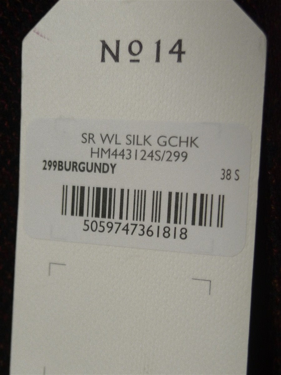 25/0695 new w/tags hackett no.14 savile row loro piana capolovoro wool & silk tweed sports jacket blazer (rrp £600) 38 short