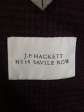25/0695 new w/tags hackett no.14 savile row loro piana capolovoro wool & silk tweed sports jacket blazer (rrp £600) 38 short