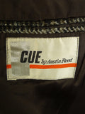 25/0710 vintage austin reed cue by tommy nutter glen check 1 button tweed sports jacket blazer 40 regular