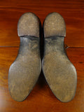 25/0736 vintage john lobb black calf leather oxford brogue trim shoe uk 10