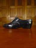 25/0736 vintage john lobb black calf leather oxford brogue trim shoe uk 10