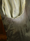 25/0733 vintage 1984 anderson & sheppard savile row bespoke grey d/b pin-stripe worsted suit 46 extra long