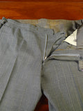 25/0733 vintage 1984 anderson & sheppard savile row bespoke grey d/b pin-stripe worsted suit 46 extra long