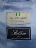25/0708 harvie & hudson jermyn st italian linen sports jacket blazer 46 long