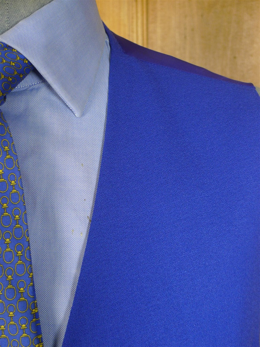 25/0729 hk bespoke tailored indigo blue morning waistcoat for royal ascot 53 regular