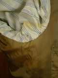 25/0717 vintage 1989 anderson & sheppard savile row bespoke beige brown wp check tweed sports jacket blazer 47-48 extra long