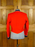 25/0738 meyer & mortimer vintage 1983 savile row bespoke british army officers mess dress jacket w/ lacings 40 short to regular