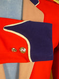 25/0738 meyer & mortimer vintage 1983 savile row bespoke british army officers mess dress jacket w/ lacings 40 short to regular