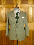 25/0739 vintage british donegal weave patch pocket tweed jacket for goodwood revival 40 short