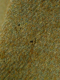25/0741 wonderful vintage green harris tweed jacket for goodwood revival 39-40 short to regular