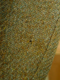 25/0741 wonderful vintage green harris tweed jacket for goodwood revival 39-40 short to regular