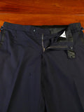 25/0936 vintage anderson & sheppard savile row bespoke midnight blue mohair evening trouser for restoration 42 long