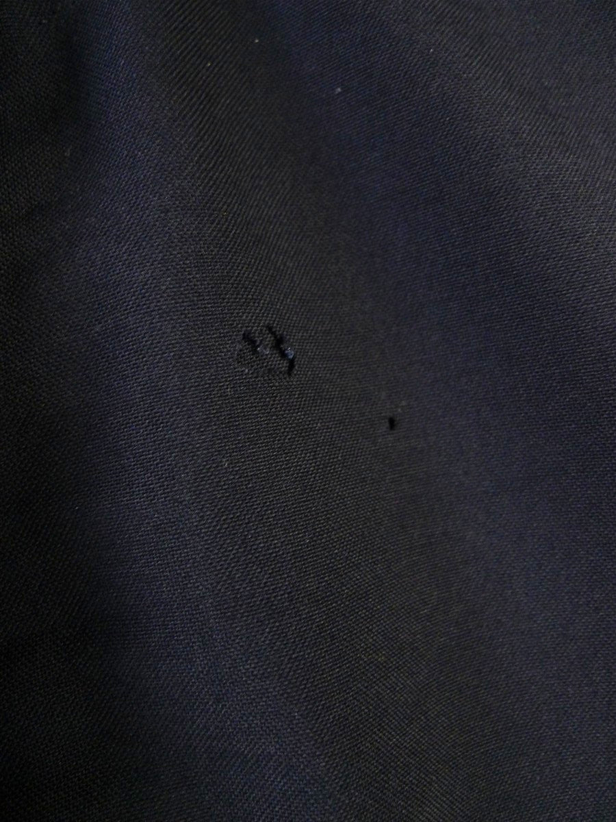 25/0936 vintage anderson & sheppard savile row bespoke midnight blue mohair evening trouser for restoration 42 long