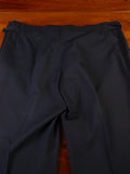 25/0936 vintage anderson & sheppard savile row bespoke midnight blue mohair evening trouser for restoration 42 long