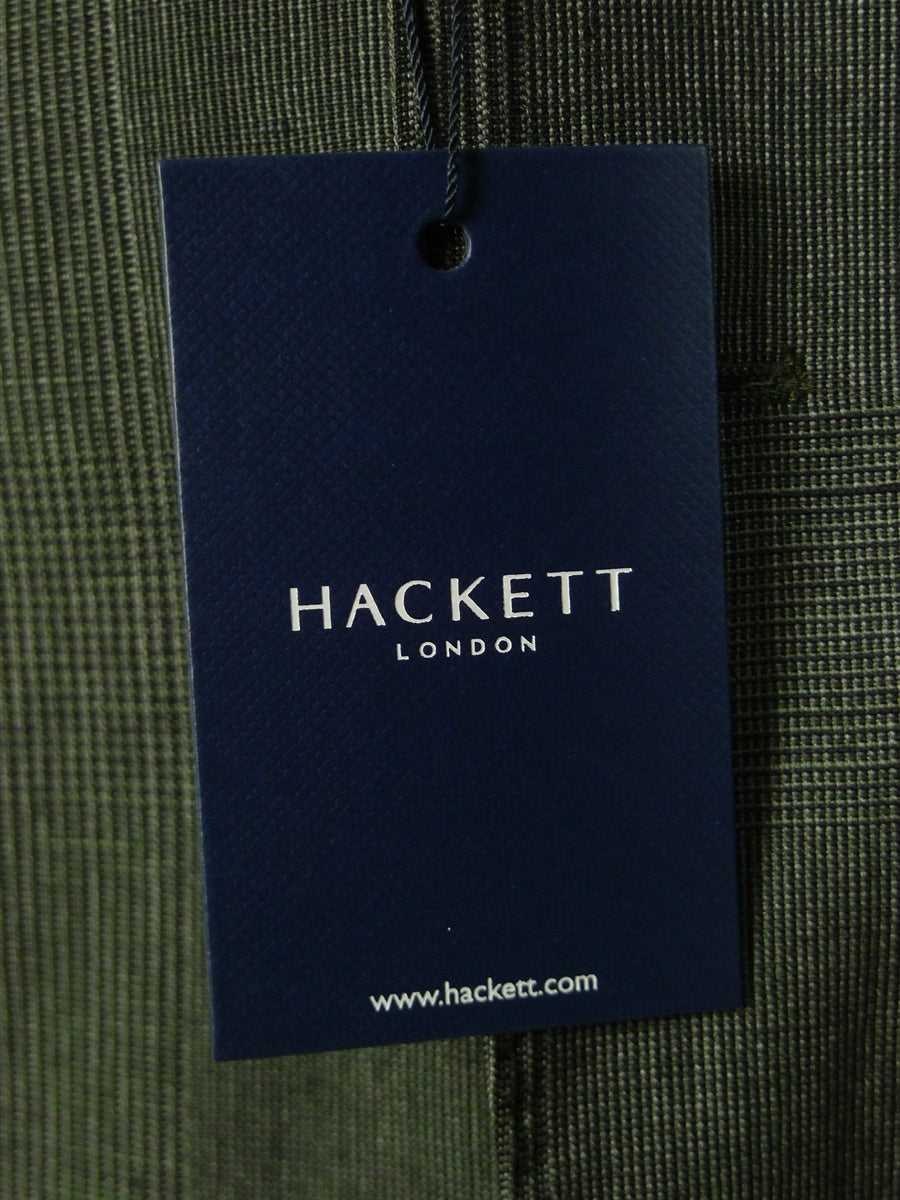 25/0757V new w/tags hackett london grey glen check tropical wool suit ...