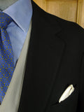 25/0759 vintage 1991 anderson & sheppard savile row bespoke black herringbone wool morning coat 46 extra long