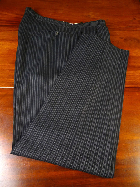 25/0761 vintage bespoke tailor high-rise 'cashmere stripe' worsted morning trouser 40-44