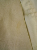 25/0760 vintage 1991 anderson & sheppard savile row bespoke cream linen d/b morning waistcoat 46-47 extra long