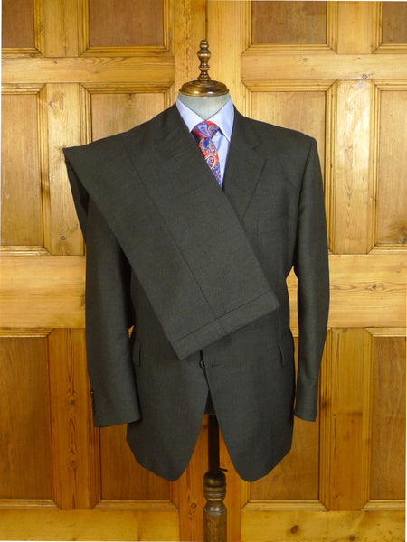 25/0772 gieves & hawkes 2012 savile row canvassed grey worsted suit 49 short to regular