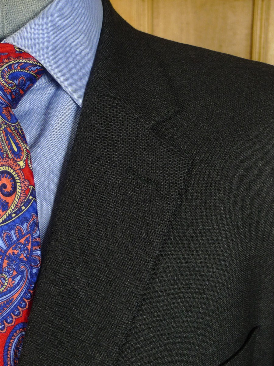 25/0772 gieves & hawkes 2012 savile row canvassed grey worsted suit 49 short to regular