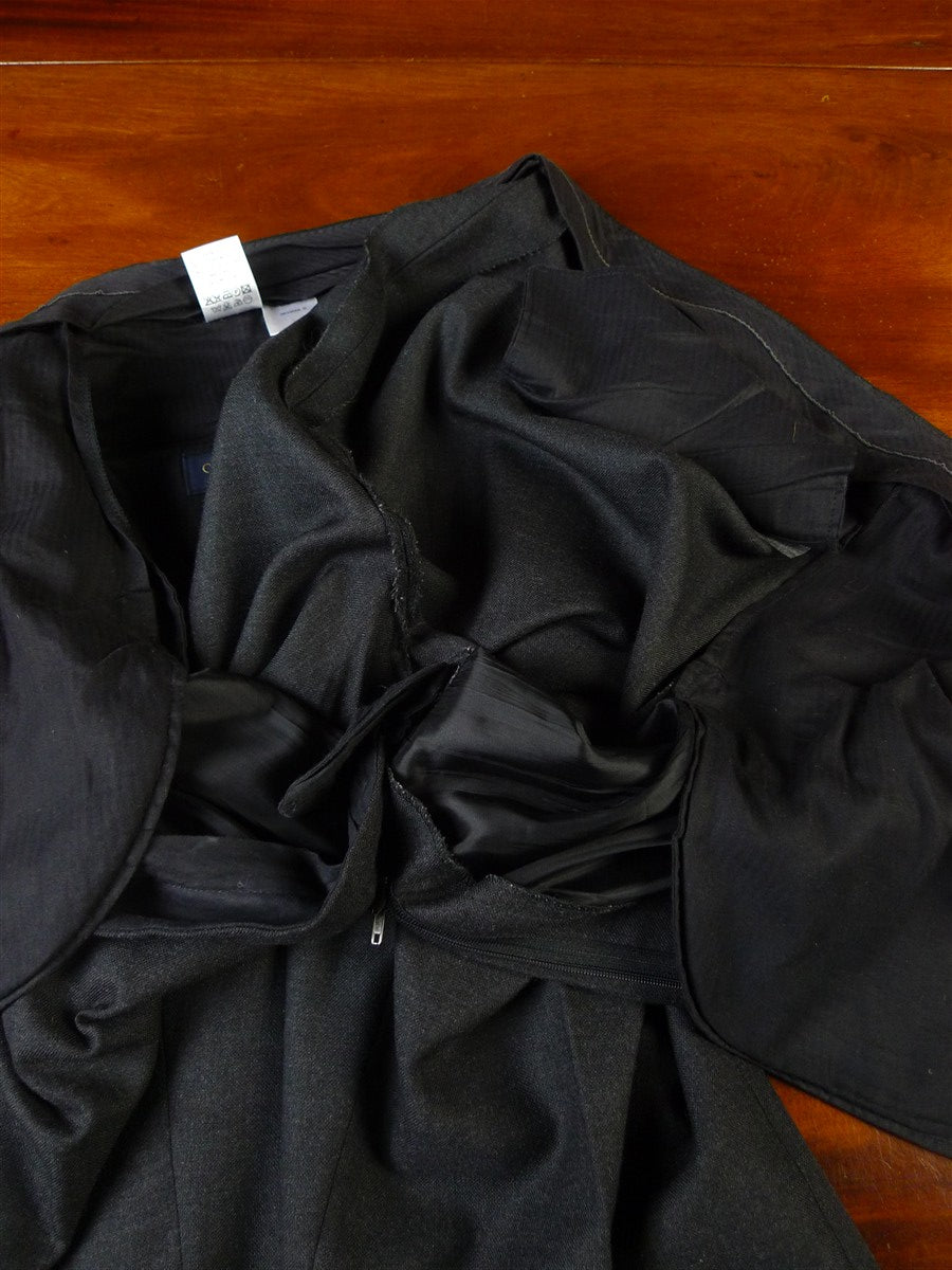 25/0772 gieves & hawkes 2012 savile row canvassed grey worsted suit 49 short to regular
