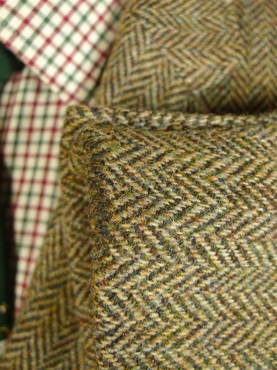 25/0770 phillips & piper brown herringbone tweed jacket for goodwood revival 40 long