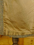 25/0770 phillips & piper brown herringbone tweed jacket for goodwood revival 40 long