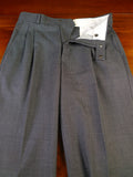 25/0773 immaculate crombie grey birds-eye weave wool & cashmere suit 40 regular