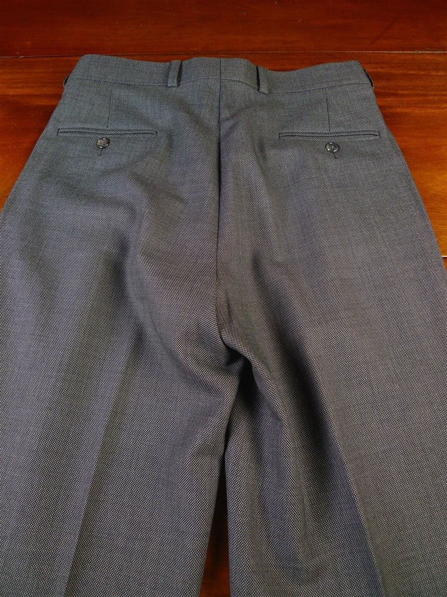 25/0773 immaculate crombie grey birds-eye weave wool & cashmere suit 40 regular