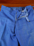 25/0774 anderson & sheppard 2006 savile row bespoke blue linen suit 48 extra long