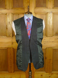 25/0775 immaculate huntsman 2001 savile row bespoke grey nailhead / blue overcheck worsted suit 42 regular