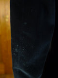 25/0768 vintage major fulham road bespoke blue black silk-velvet evening smoking jacket 37 short