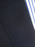 25/0777 huntsman 1996 savile row bespoke navy blue worsted suit 44 regular
