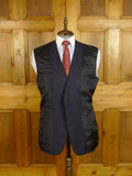 25/0777 huntsman 1996 savile row bespoke navy blue worsted suit 44 regular