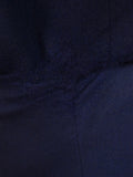 25/0784 vintage 1981 fulham road bespoke heavyweight navy blue worsted & mohair 3-piece suit 38 regular