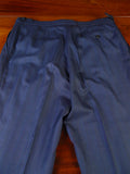 25/0779 william westmancott savile row canvassed blue pin-stripe wool suit 44 long