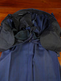 25/0779 william westmancott savile row canvassed blue pin-stripe wool suit 44 long