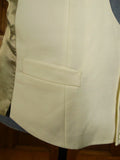 25/0792 immaculate tailor-made cream worsted morning waistcoat 39 extra long