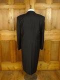 25/0786 immaculate quality 100% wool black evening tailcoat 46 long