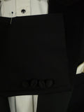 25/0786 immaculate quality 100% wool black evening tailcoat 46 long