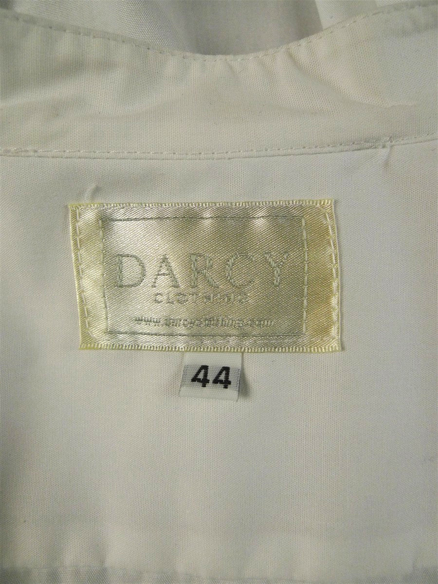 25/0793 darcy washable stiff front evening dress shirt for vintage revivals 44