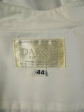 25/0793 darcy washable stiff front evening dress shirt for vintage revivals 44